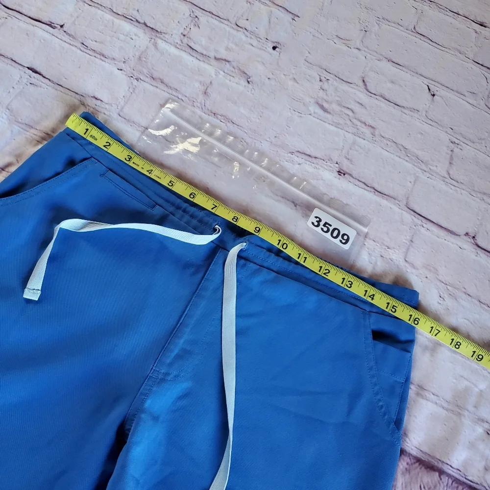 Figs Technical Collection Blue Scrub Pants Straight-Leg TW2000 R Size Medium